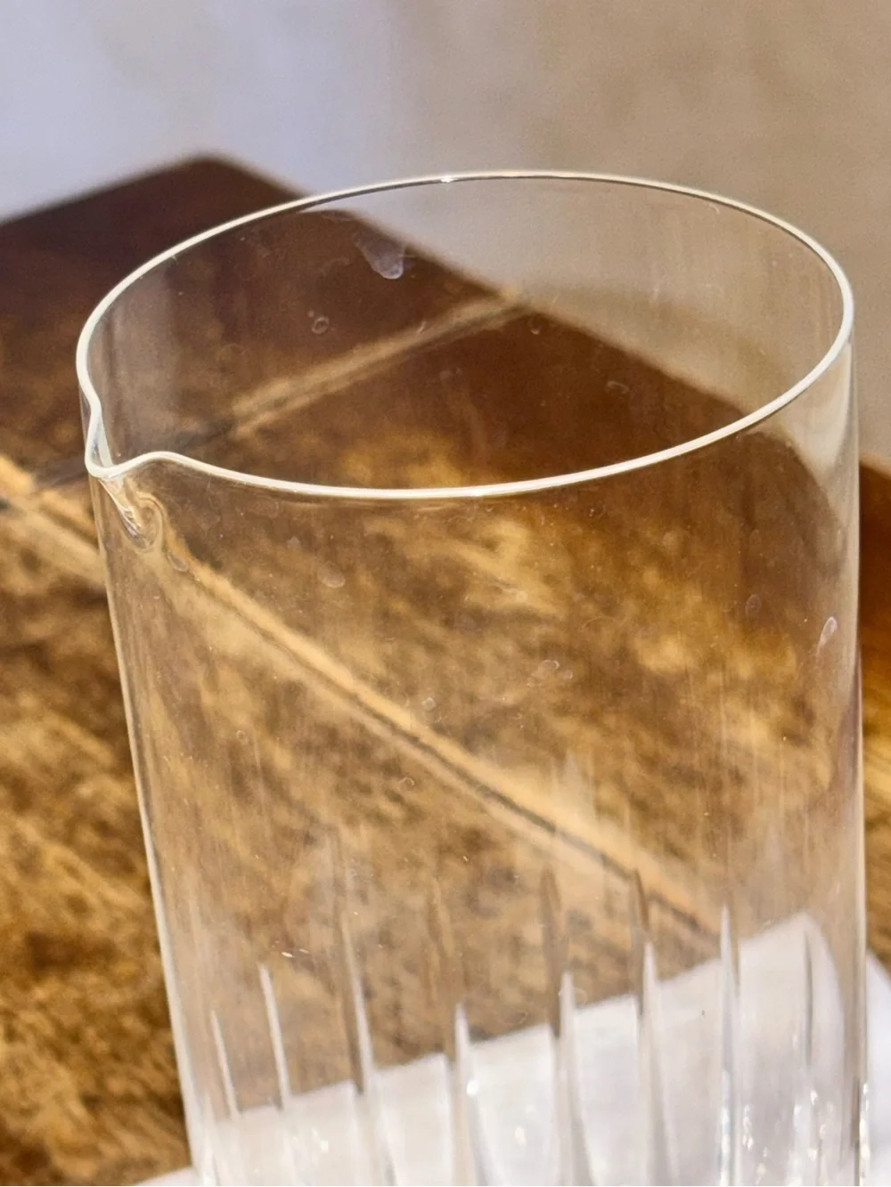 Crystal cocktail mixing glass bar mixer mixing beaker diamond cut